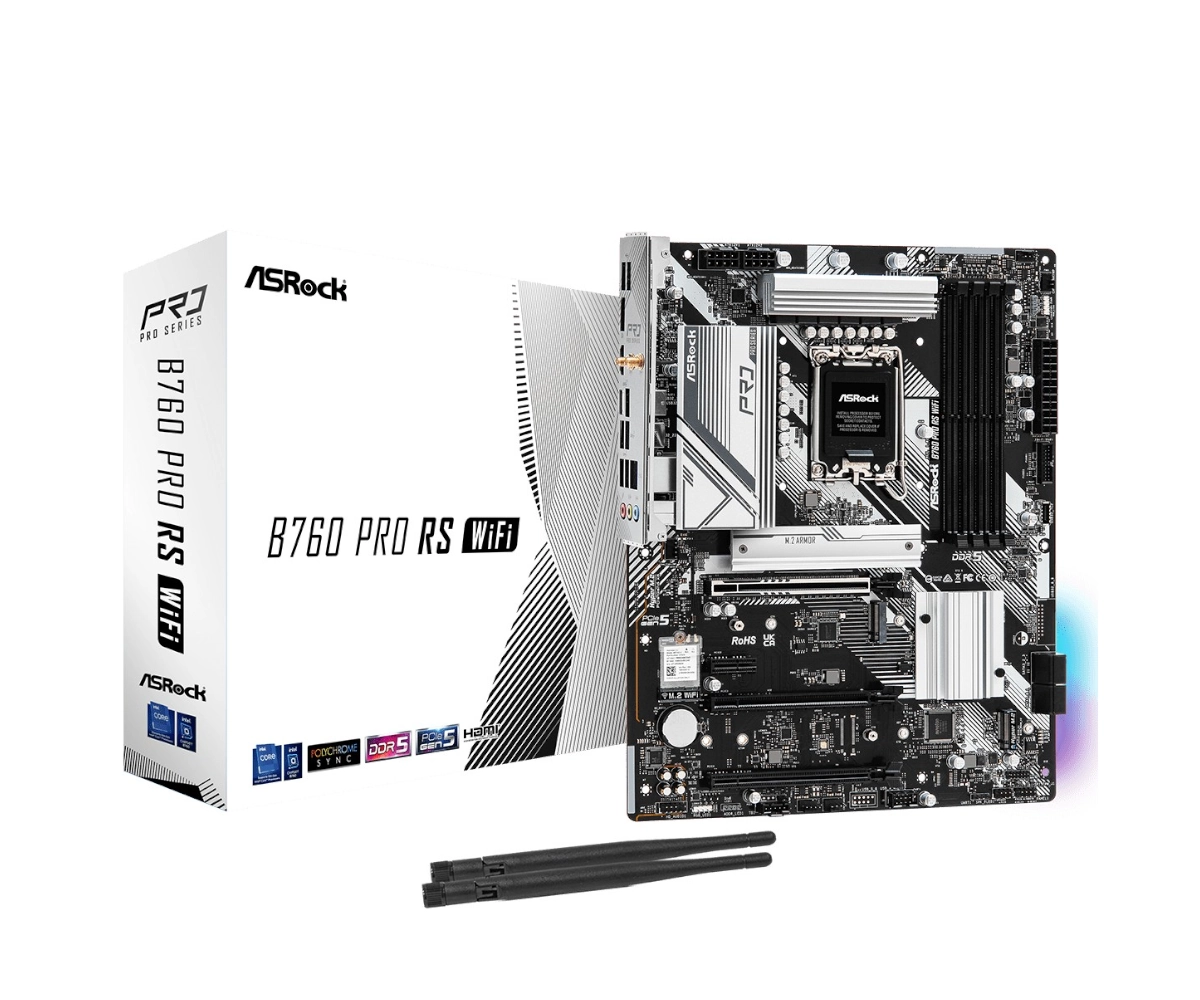 Płyta główna ASRock B760 PRO RS WIFI opakowanie