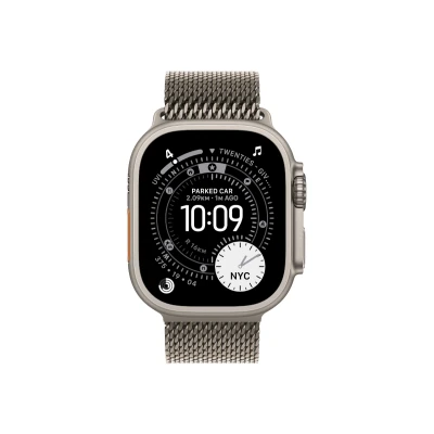 Apple Watch Ultra 3 GPS LTE 49mm koperta tytanowa z bransoletą mediolańską M