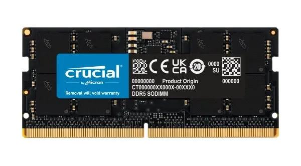 Pamięć RAM Crucial 16GB DDR5 SODIMM