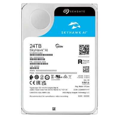 Seagate SkyHawk AI 24TB 3,5'' SATA 7200RPM 512MB
